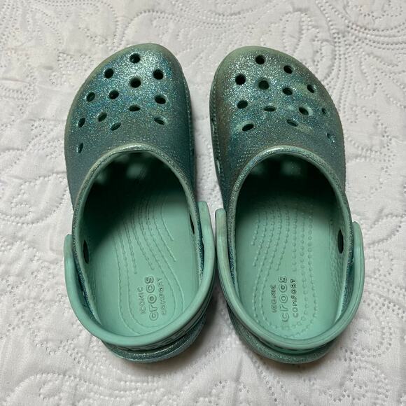 Crocs Classic Glitter Clogs Size 11 - Picture 6 of 8